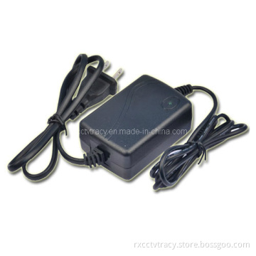 1.5A Switching Power Adapter 18W, 12V DC Euro Plug, American Plug, UK Plug (PS-18-12D)